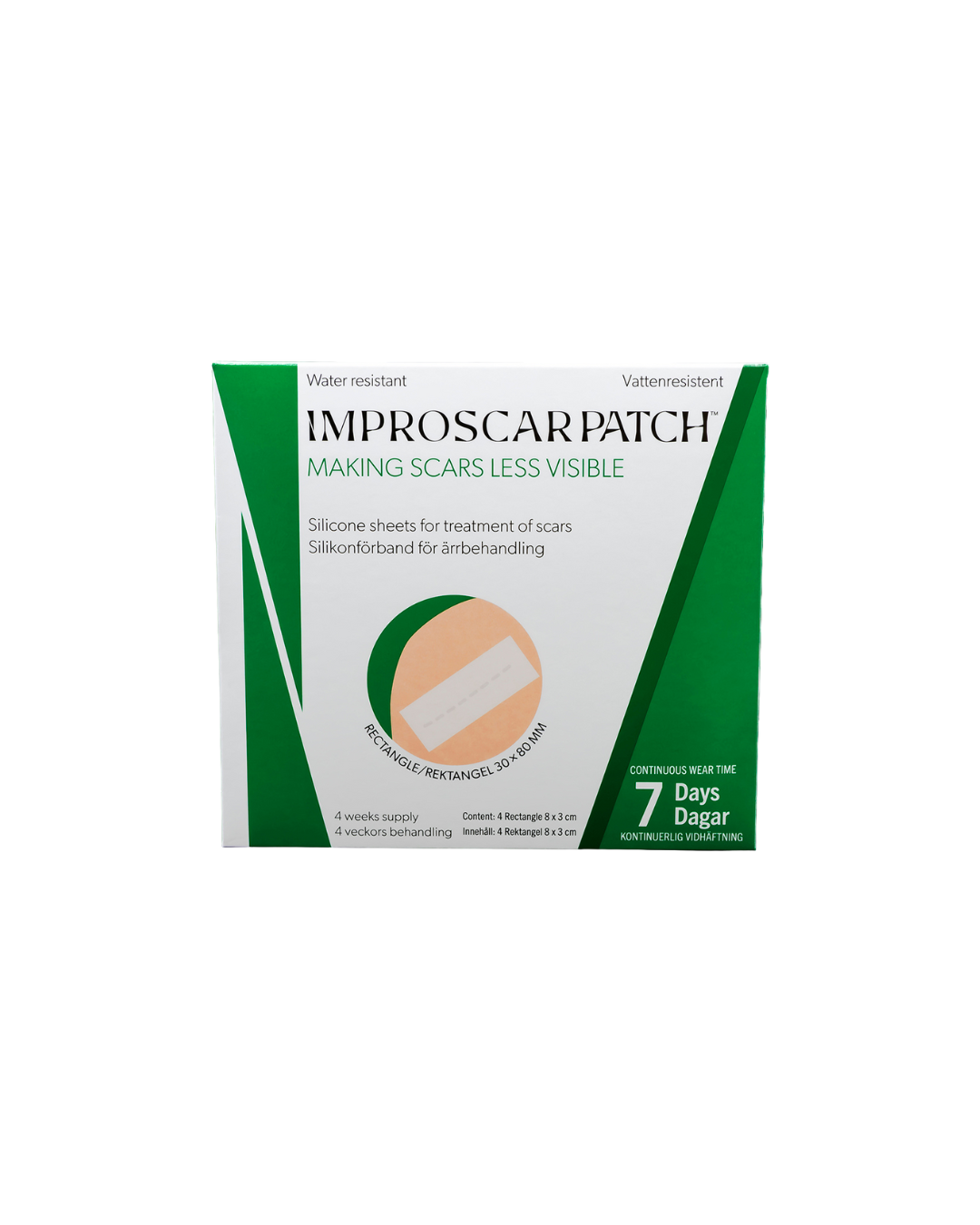 Improscar Patch – Rectangle 30×80 mm